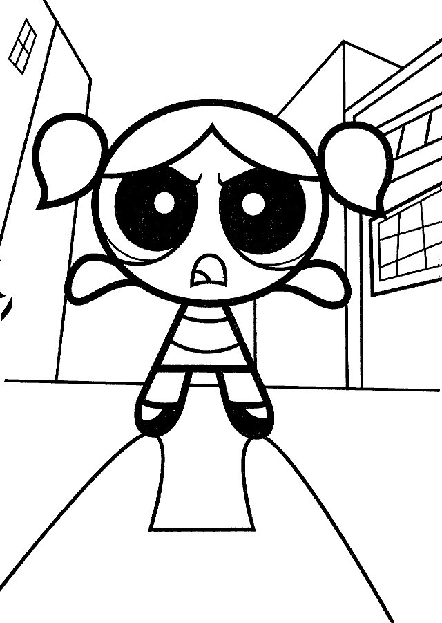 powderpuff boys coloring pages - photo #18