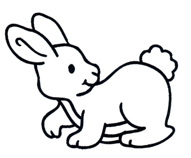 rabbit picture for kids coloring pages - photo #22