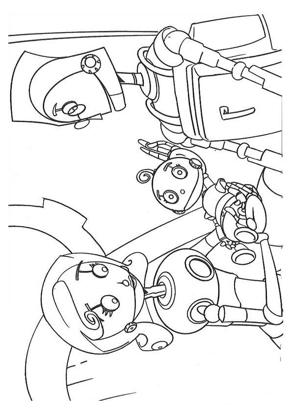 Robots Coloring Pages - Coloringpages1001.com