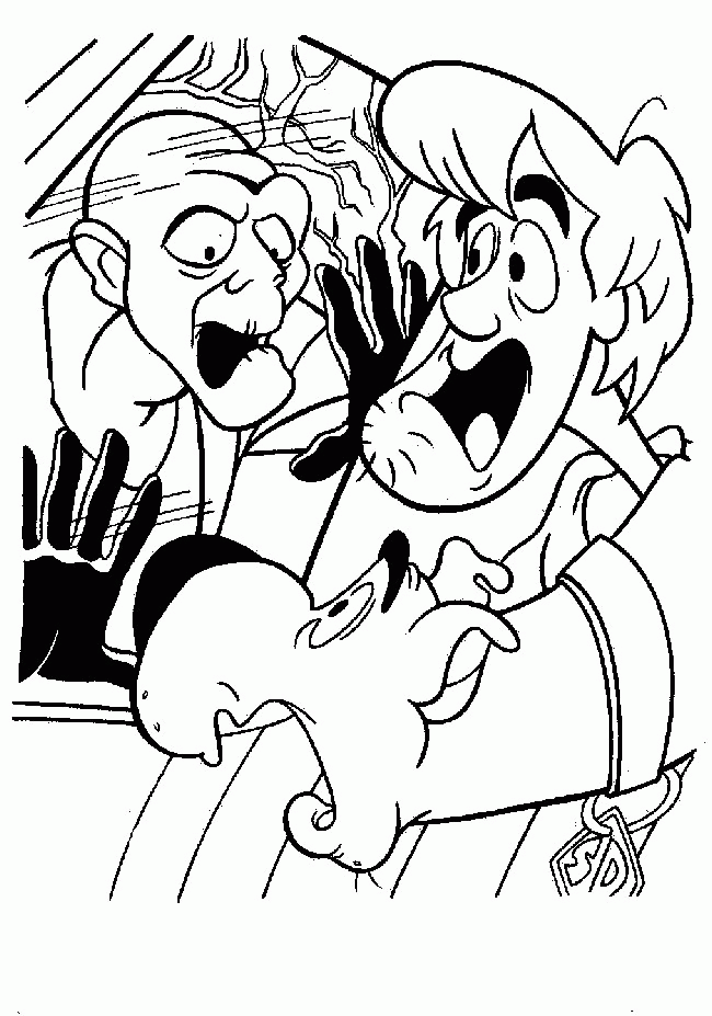 Scooby doo Coloring Pages - Coloringpages1001.com