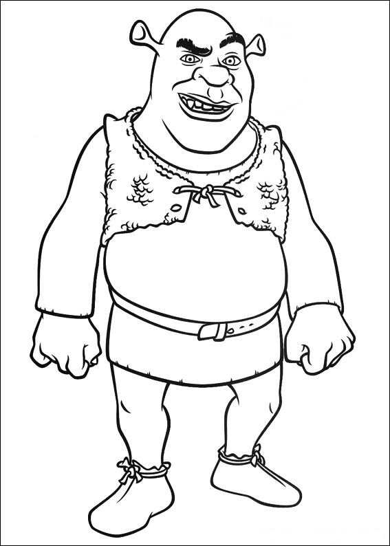 ogre baby shrek coloring pages - photo #28