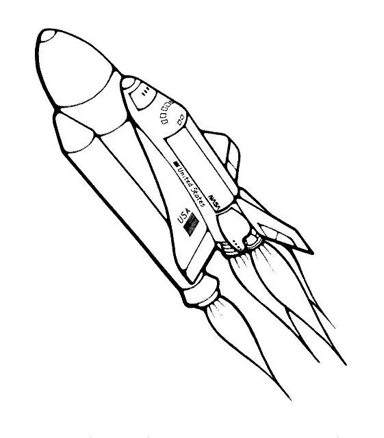 nasa coloring pages of space - photo #9