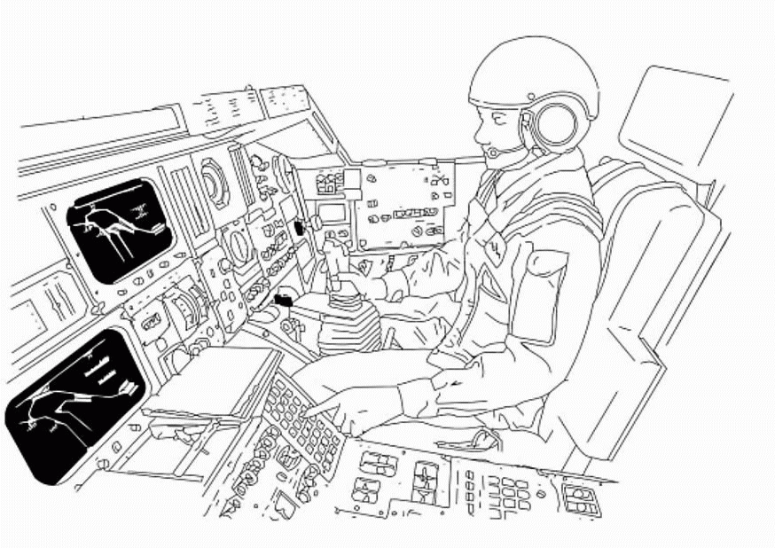 labeled space shuttle coloring pages - photo #50