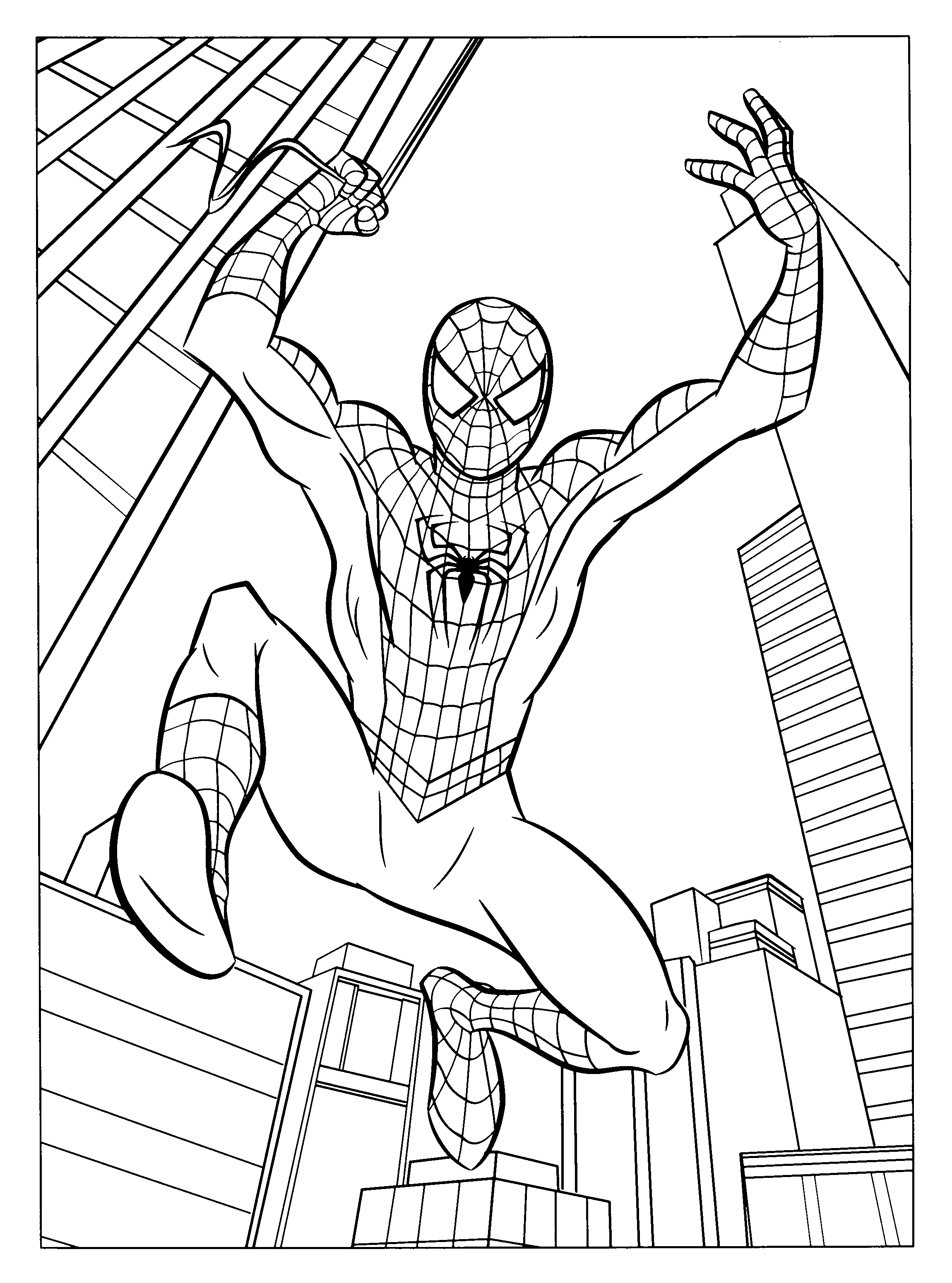 spiderman ii coloring pages - photo #13