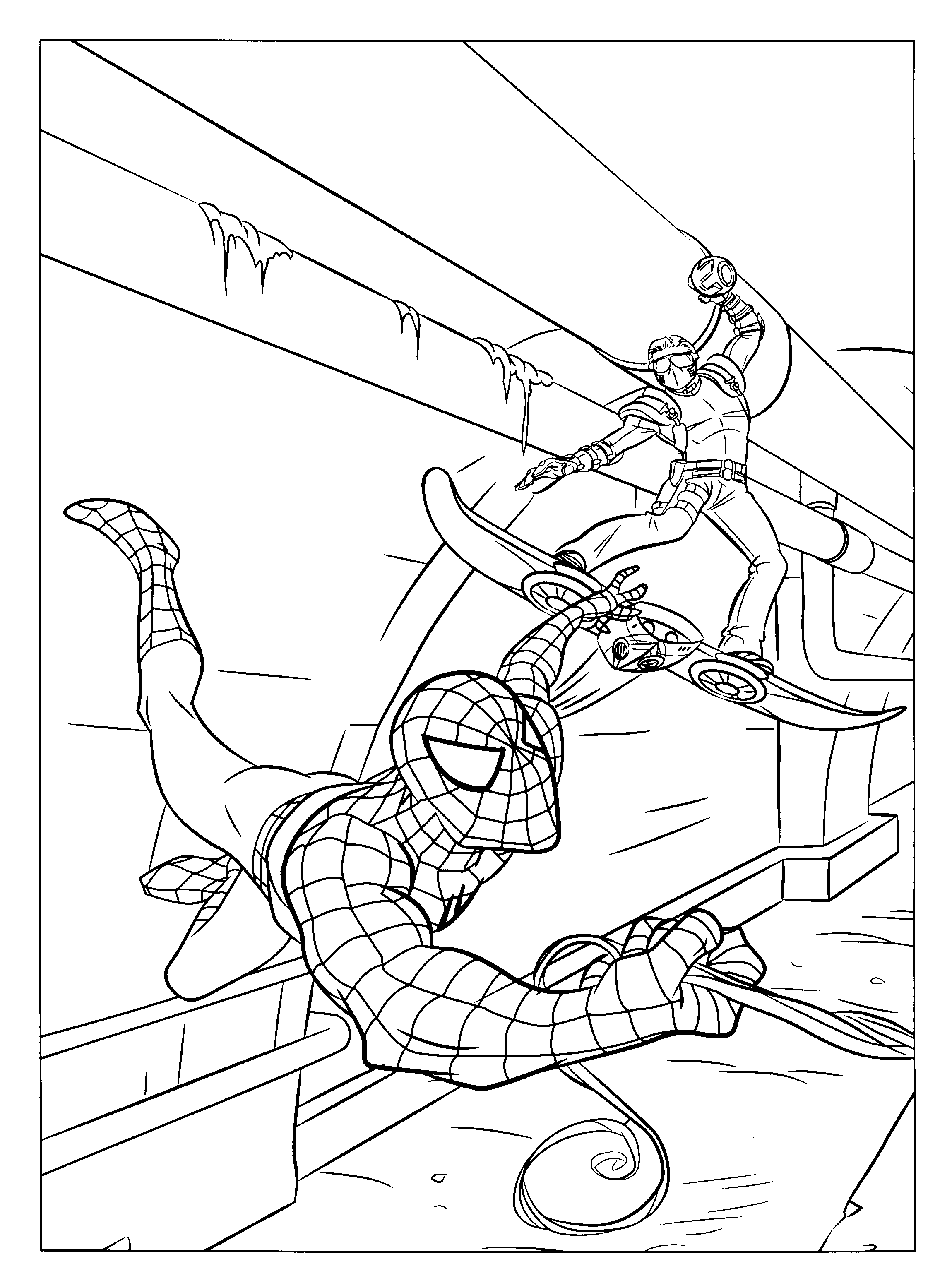 Spiderman 3 Coloring Pages - Coloringpages1001.com