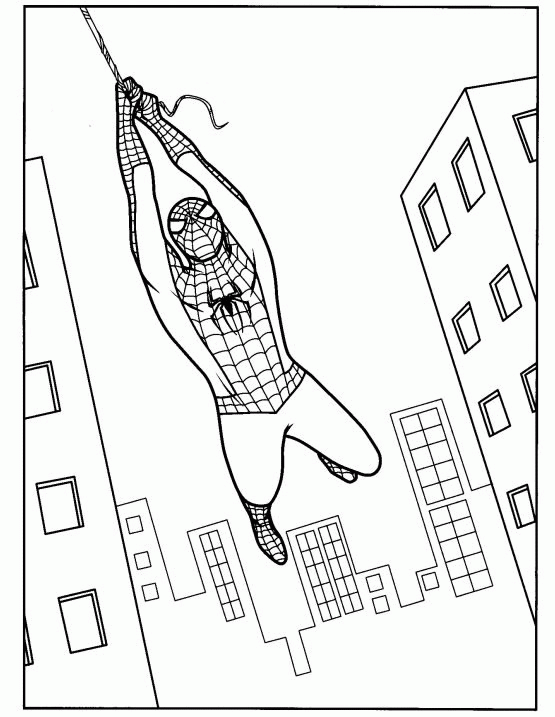 Spiderman Coloring Pages - Coloringpages1001.com
