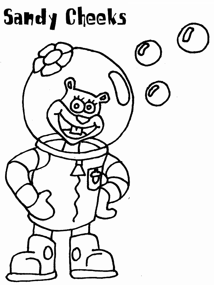 coloring pages of sopngebob - photo #25