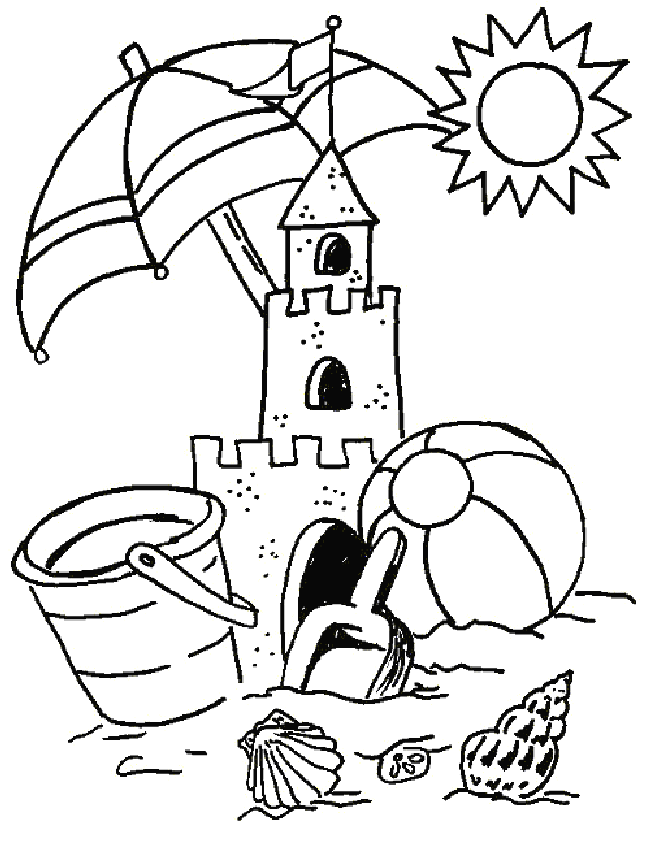 vacation theme coloring pages - photo #19