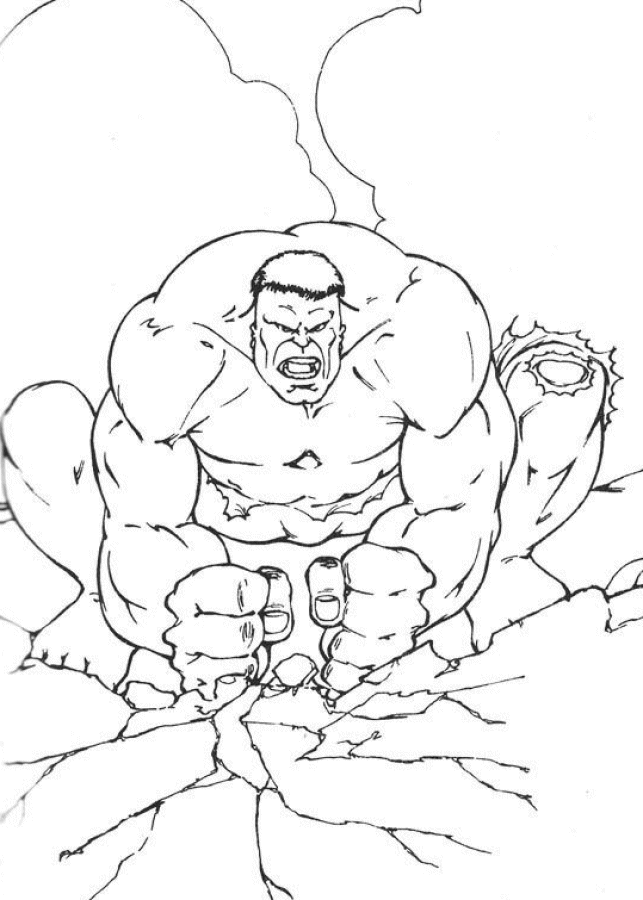 The hulk Coloring Pages  Coloringpages1001.com