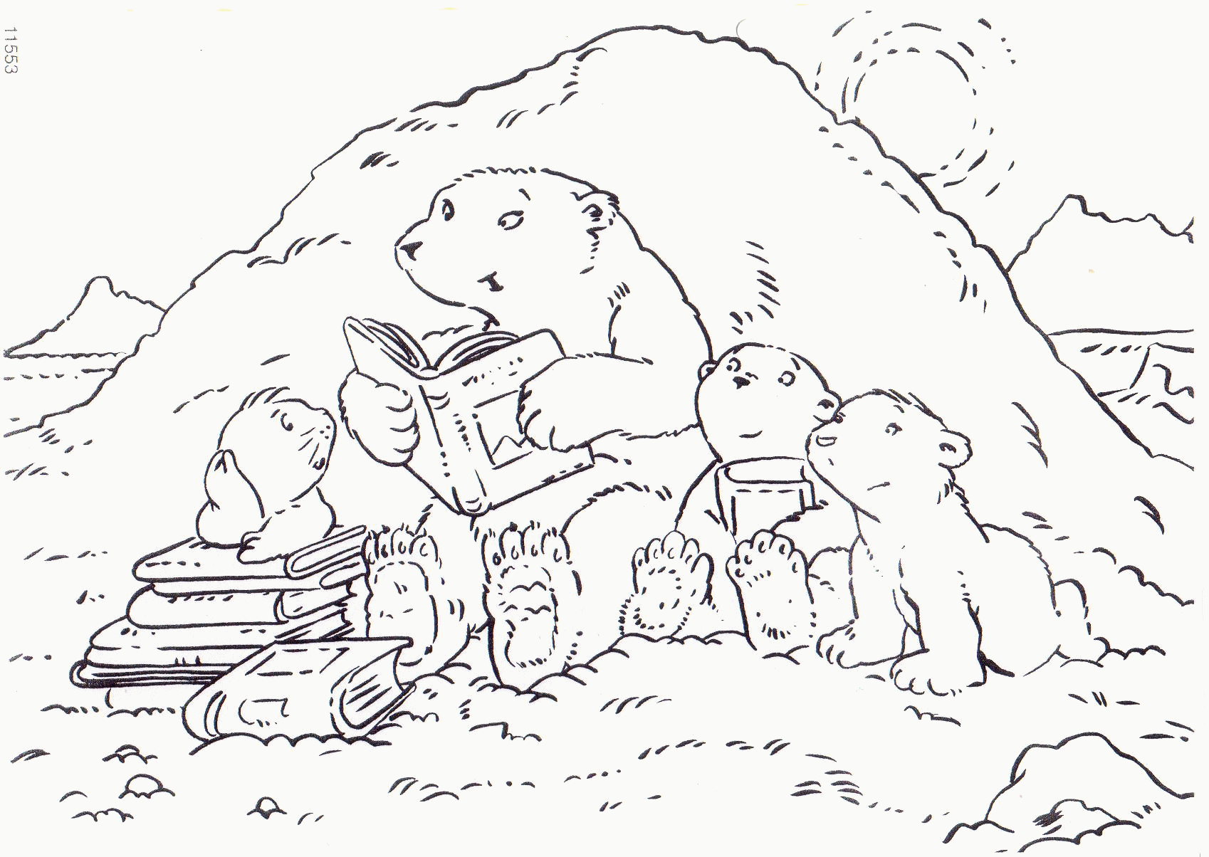 the little polar bear coloring pages 37