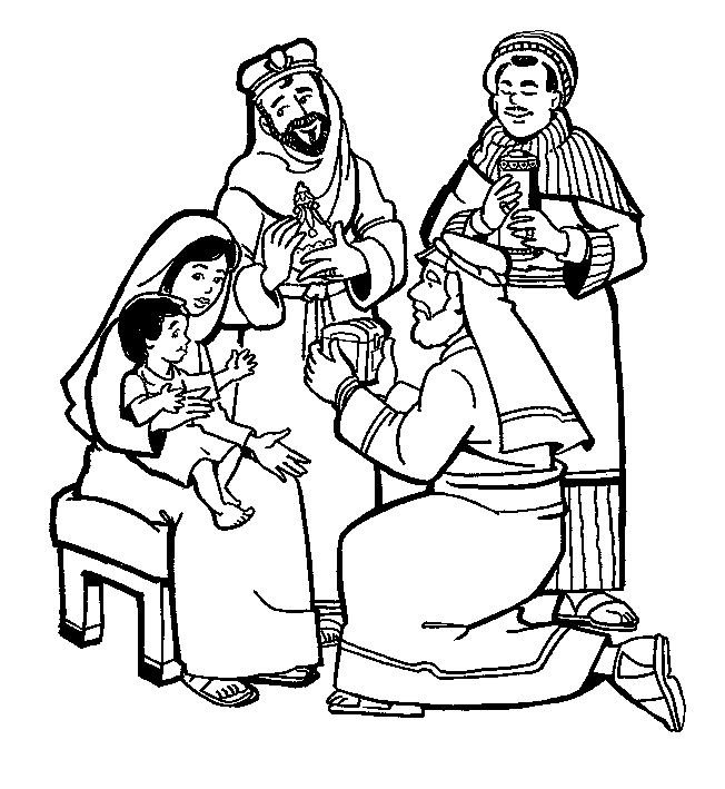 camel three kings bible coloring pages - photo #8