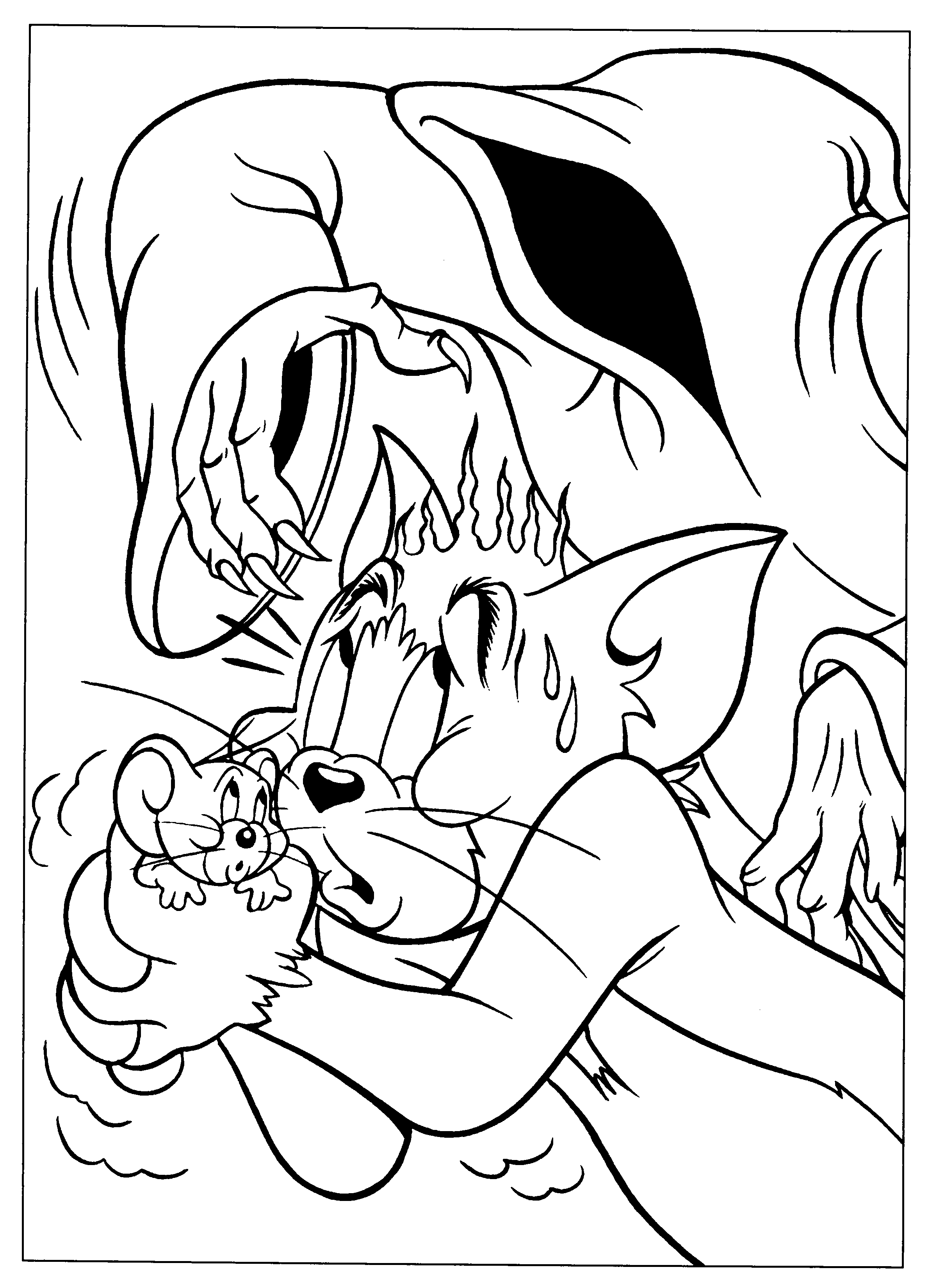 Tom and jerry Coloring Pages   Coloringpages1001.com