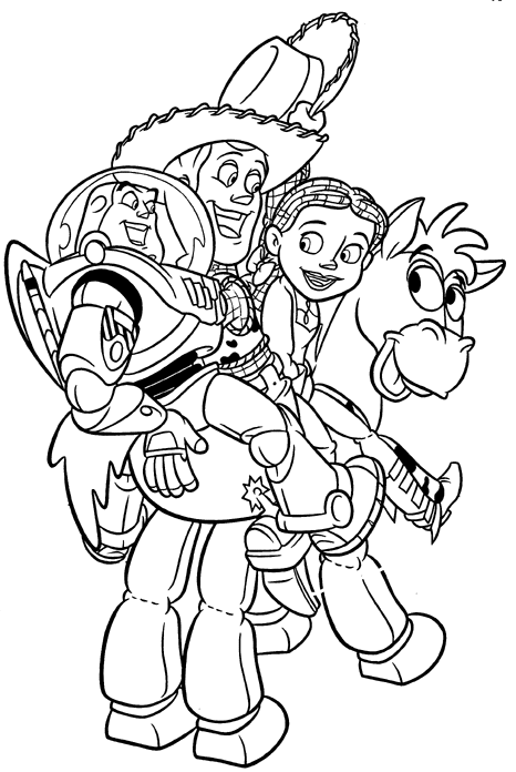Toy story Coloring Pages - Coloringpages1001.com