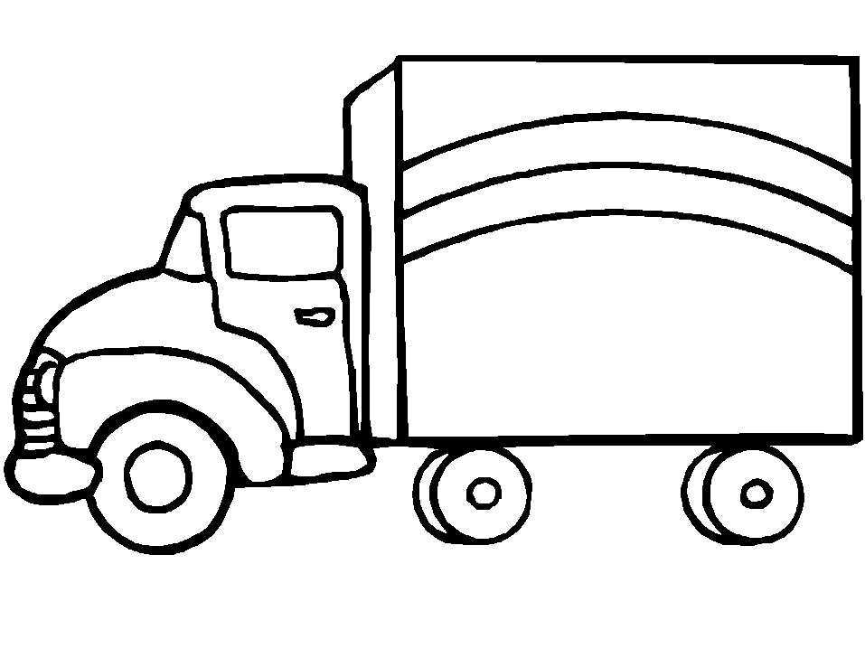 Truck Coloring Pages Coloringpages1001com