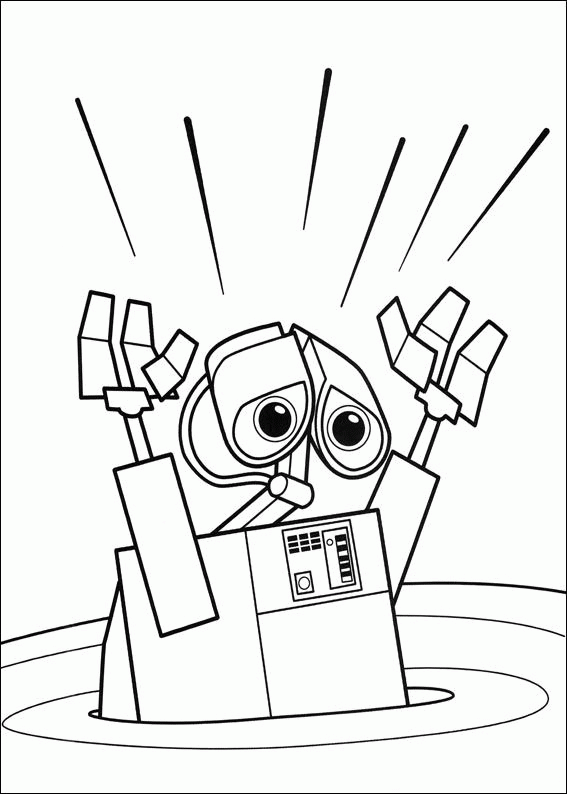 wall e free coloring pages - photo #33