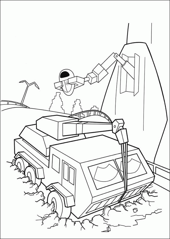 walle movie coloring pages - photo #29