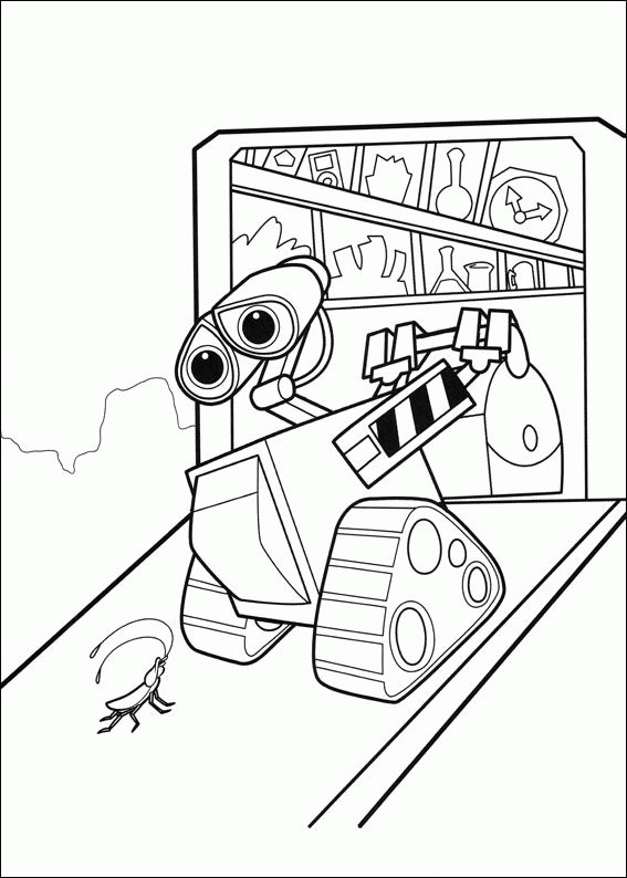 wall e coloring pages online - photo #41
