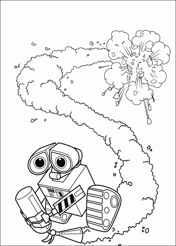 walle coloring pages for kids - photo #11