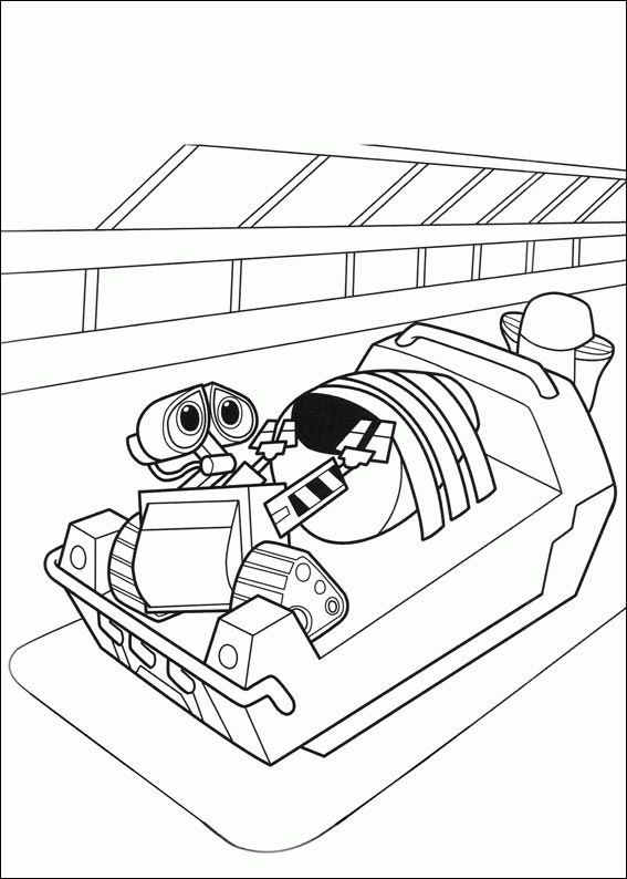 walle movie coloring pages - photo #43