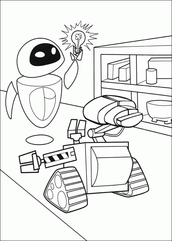 wall e coloring pages online - photo #43