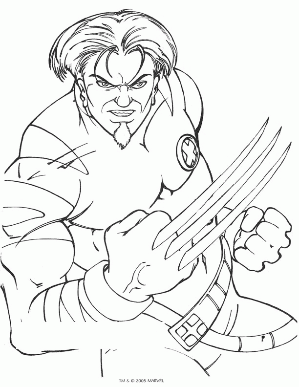 xman coloring pages - photo #33