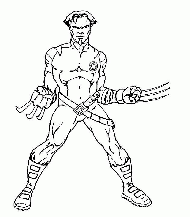 x man coloring pages - photo #10