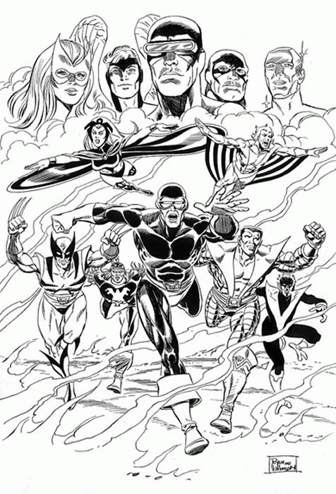 x man coloring pages - photo #34