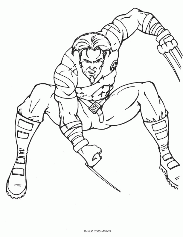xman coloring pages - photo #47