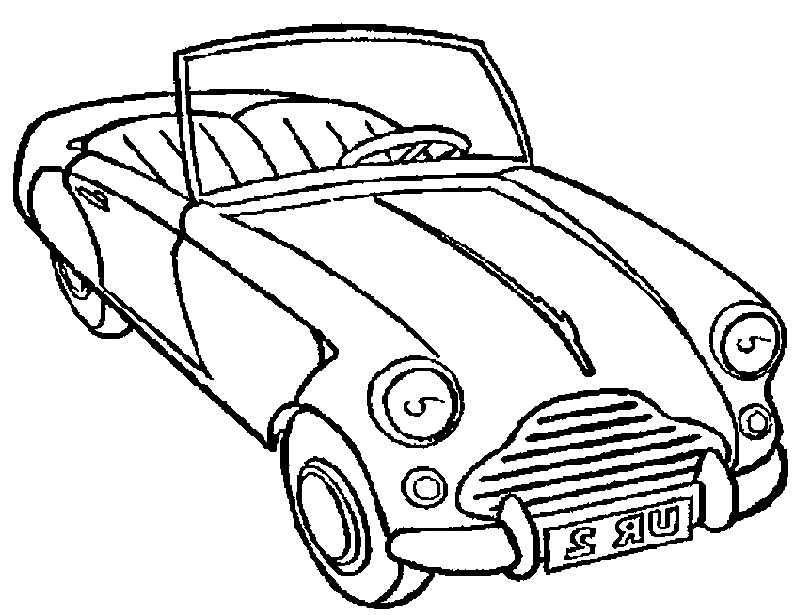 Car Picture For Coloring 9