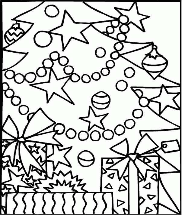 Christmas tree Coloring Pages