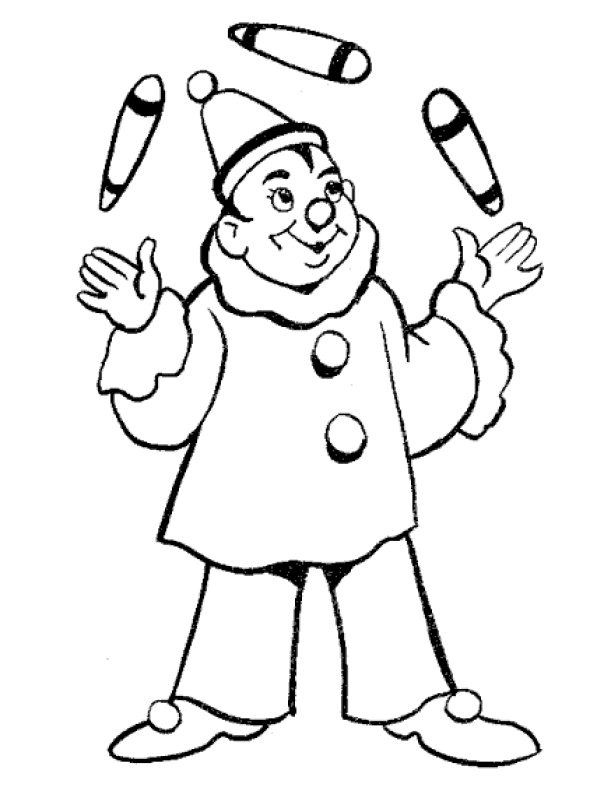 Clowns Coloring Pages