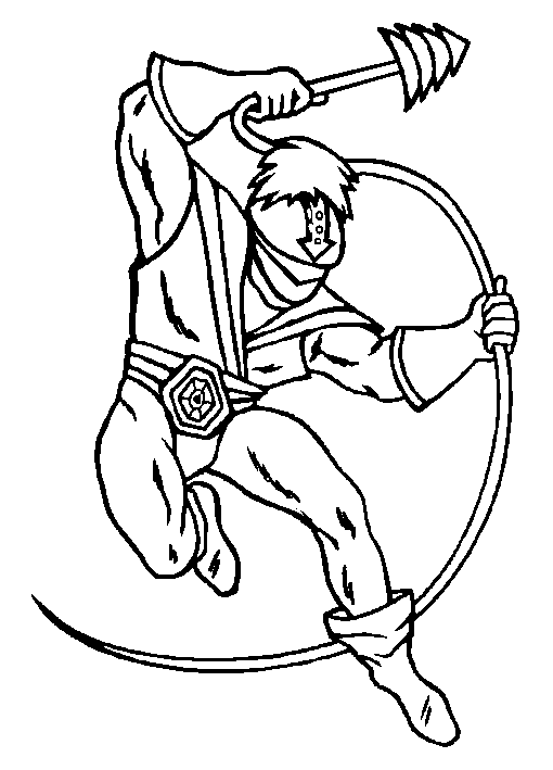 Combatant Coloring Pages