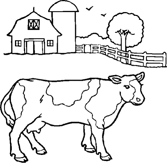Farm animals Coloring Pages