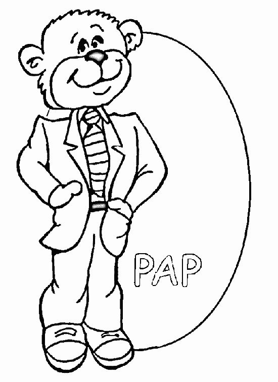Fatherday Coloring Pages