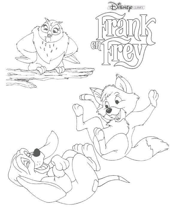 Frank and frey Coloring Pages