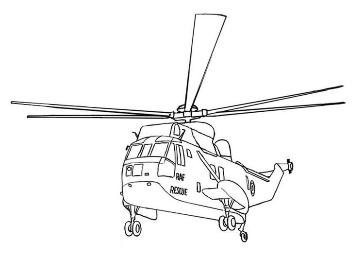 Print Out Childrens Coloring Pages Helicopters 7