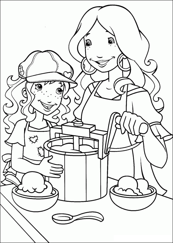 Holly hobbie Coloring Pages
