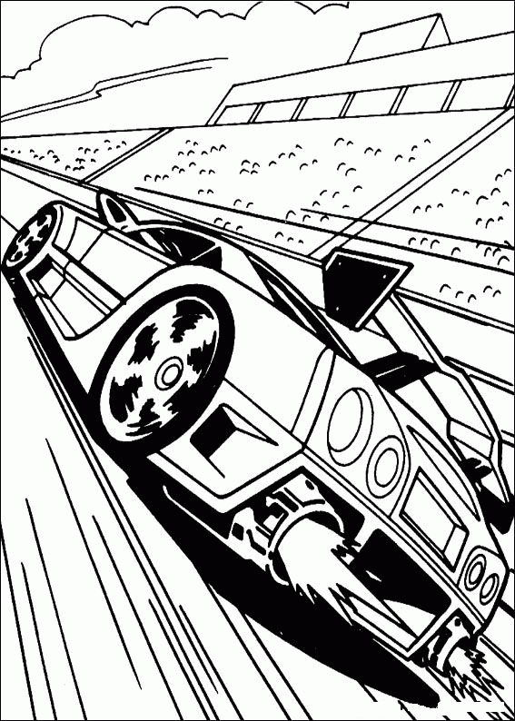 Hot wheels Coloring Pages