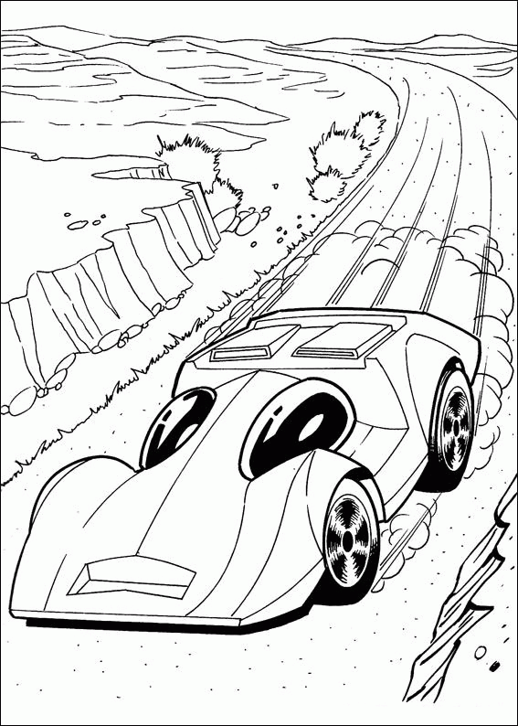 Hot wheels Coloring Pages