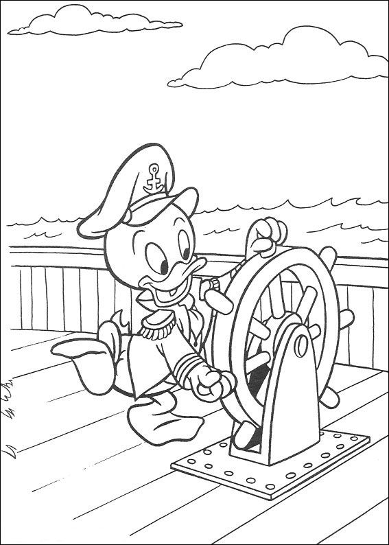 Huey dewey and louie Coloring Pages