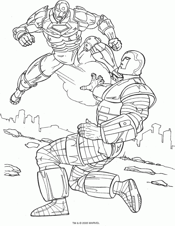 Iron man Coloring Pages