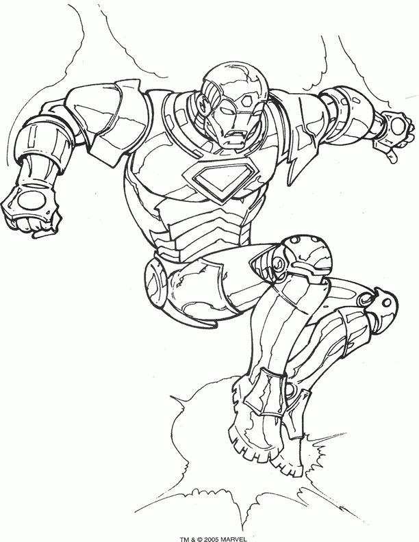 Iron man Coloring Pages - Coloringpages1001.com