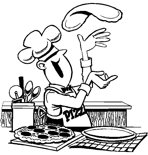 Kitchen and cooking Coloring Pages