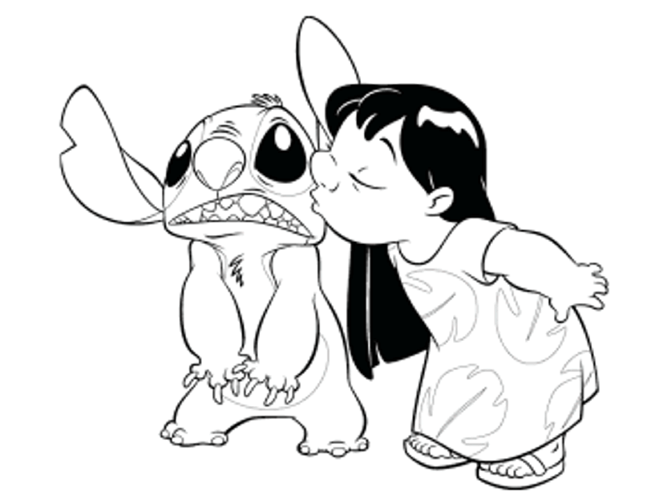 Lilo and stich Coloring Pages