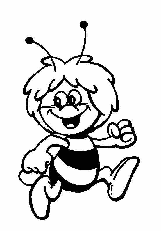 Maya the bee Coloring Pages