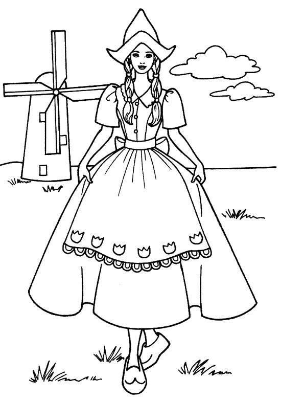 Netherlands Coloring Pages - Coloringpages1001.com