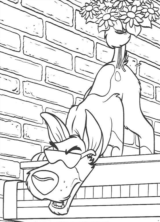 Oliver and company Coloring Pages