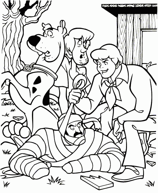 Scooby Doo Coloring Pictures 2