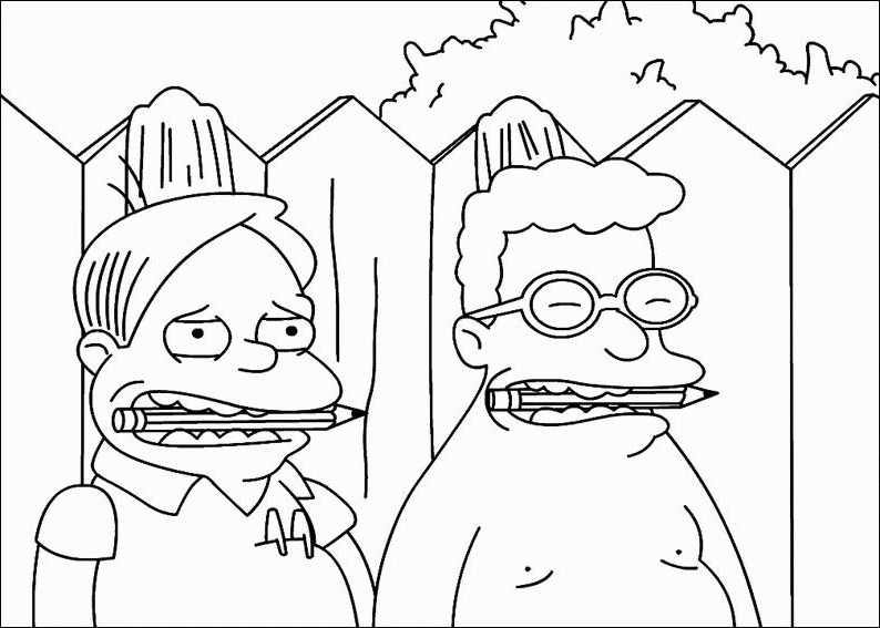 Simpsons Coloring Pages