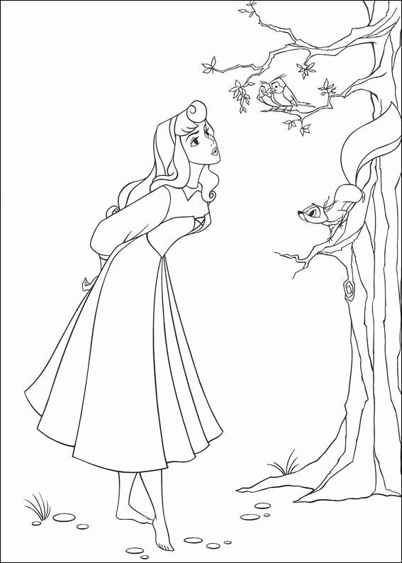 Sleeping beauty Coloring Pages - Coloringpages1001.com